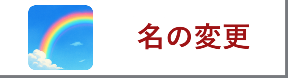 名の変更